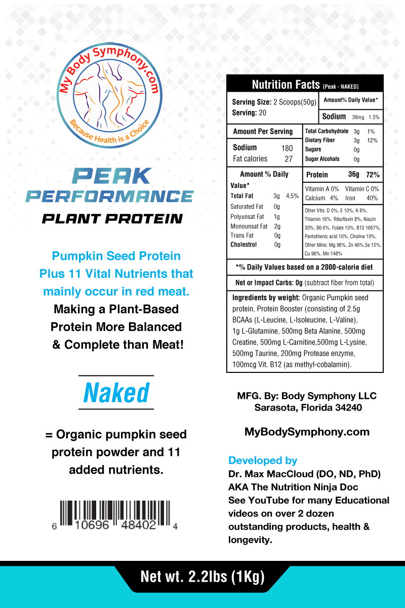 Peak Performance Plant Protein | Paleo, Vegan, Gluten-Free