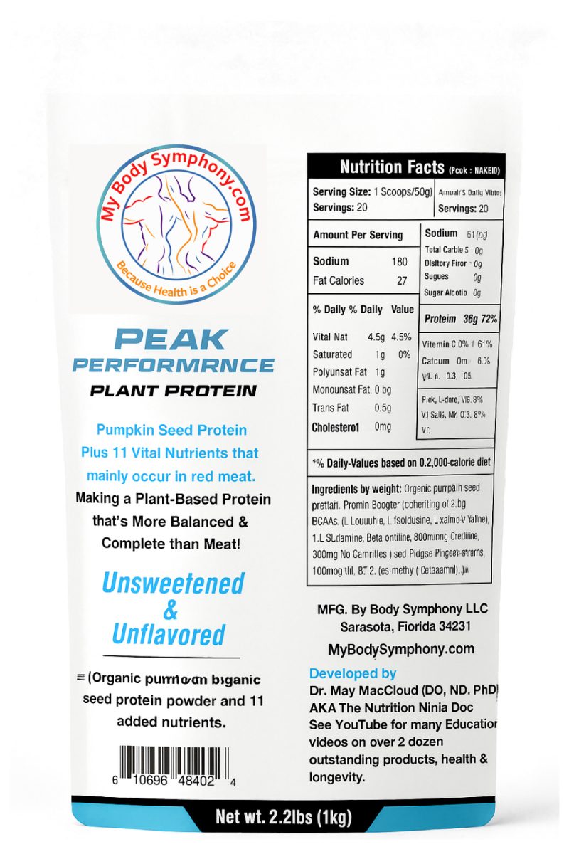Peak Performance Plant Protein | Paleo, Vegan, Gluten-Free